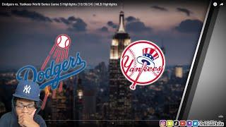 YANKEES FAN REACTS TO Dodgers vs. Yankees World Series Game 5 Highlights (10/30/24) | MLB Highlights