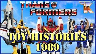 History of Transformers 1989 | G1 Victory Cartoon | Vintage Takara Toys | Micromasters Deathsaurus