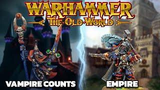 Warhammer: The Old World Narrated Battle Report! Empire vs. Vampire Counts