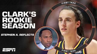 Stephen A. & Chiney Ogwumike describe Caitlin Clark's WNBA rookie season | First Take