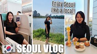 Seoul Vlog *Enjoy Seoul like a local* Hermès cafe, Resturants, shopping etc!