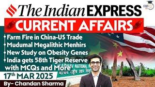 Indian Express Analysis | 17th March 2025 | The Indian Express Newspaper Analysis #news