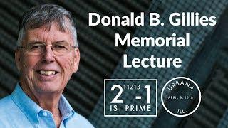 Donald B. Gillies Lecture: Dr. Michael Stonebraker