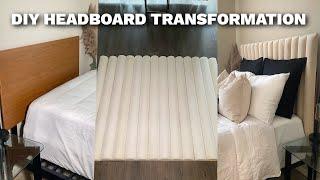 How to: *Pinterest Inspired* DIY Channel Tufted Headboard | EASIEST DIY Headboard Method