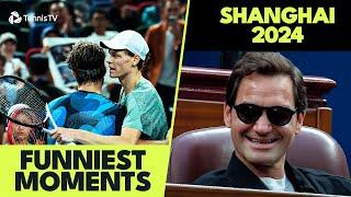 Fan Declares Love For Federer; Sinner Breaks Machac's Racket & More | Shanghai 2024 Funniest Moments