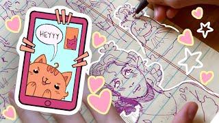 draw with me like we're on facetime  what I'm working on, and the future of my channel