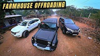 THAR vs ENDEAVOUR vs FORTUNER || Farmhouse Fun 