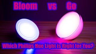 Philips Hue Bloom Vs Go Review and Comparison