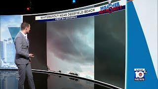 Video shows waterspout near Deerfield Beach