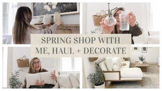 TARGET SHOP WITH ME, HOME DECOR HAUL + DECORATING FOR SPRING 2023