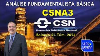 CSNA3 - CIA SIDERÚRGICA NACIONAL S/A. ANÁLISE FUNDAMENTALISTA BÁSICA. PROF. SILAS DEGRAF