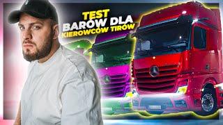 TEST BARÓW DLA KIEROWCÓW CIĘŻARÓWEK