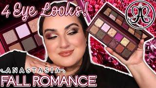 ANASTASIA FALL ROMANCE EYESHADOW PALETTE REVIEW + 4 EYESHADOW LOOKS!