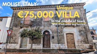 UNIQUE VILLA IN THE MIDDLE OF AN ITALIAN TOWN. ITALIAN HOME FOR SALE. ITALY VLOG.