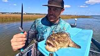 Eating the UGLIEST Fish in South Carolina! {Toadfish Catch n’ Cook}