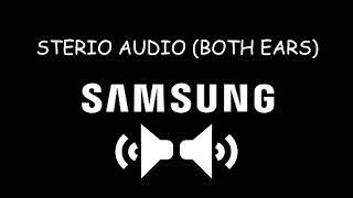 Samsung notification sound effect (stereo audio both ears)