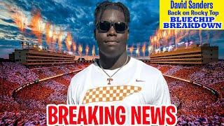 BREAKING: David Sanders Visiting Tennessee and Nebraska