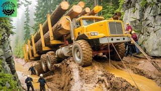 Perilous Timber Hauling, Legendary Trucks and Jaw-Dropping Rescues #25
