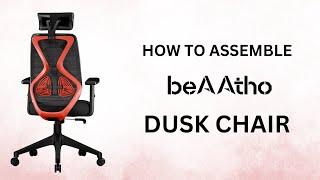 beAAtho DUSK Mesh High Back Office Revolving Chair Assembly Video