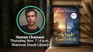 Soman Chainani, bestselling author of The School for Good and Evil series, is coming to Sarasota!