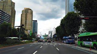 Seoul City Drive 서울 잠실역 롯데월드타워 사거리 올림픽대로 성수대교 운전 드라이브 영상