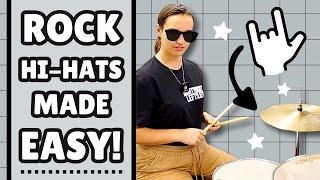 Rock Hi-Hat Pattern Tutorial : Play Faster & Smarter! ️