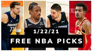 NBA Betting Picks, Vegas Odds, News and NBA DFS Plays | Free NBA Picks Today (January 22, 2021)