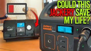 Cpap machine on battery ??? Could this Jackery save my life ???