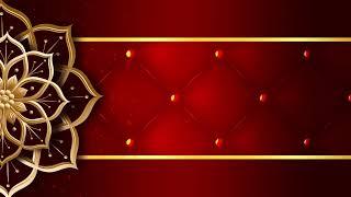 Wedding Title Frame Mandala Background Video