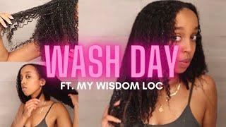 Wash Day | Wisdom Loc | Length Retention | TO THE POINT! lol