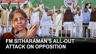 FM Sitharaman’s all-out attack on Opposition, says their allegations have ‘drawn a blank’