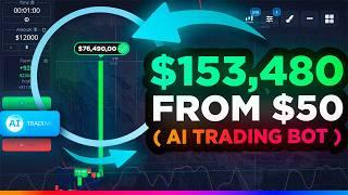 $50 TO $153,480 WITH AI TRADING BOT ON POCKET OPTION | POCKET OPTION BOT | BINARY OPTION STRATEGY