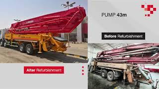 KICE REFURBISHED concrete pump solution like new!