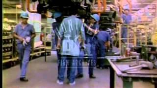 Volkswagen Production Line, Sao Paulo - Brazil, 1980's.  Film 39421