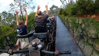 Hagrid's Magical Creatures Motorbike Adventure POV 4K60fps Back Row Islands of Adventure Orlando, FL