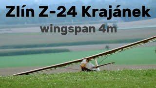 Zlín Z-24 Krajánek | 4m RC větroň | 4K | Hať 2023