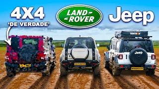 Jeep vs Land Rover vs INEOS: Teste EXTREMO na lama!