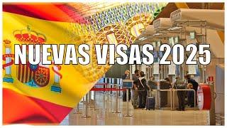 NUEVAS VISAS 2025 para EMIGRAR a España APROBADOS por NUEVO REGLAMENTO de EXTRANJERIA y CIEZARI 