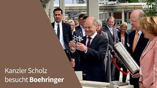 Ingelheim: Kanzler Olaf Scholz zu Besuch bei Boehringer