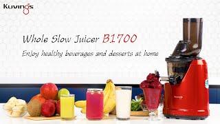 Kuvings Whole Slow Juicer B1700 - 3 in 1 Multi-Function