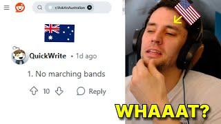 American reacts to: Differences in Aussie High School vs American High School