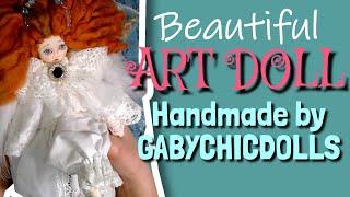 Opening a beautiful handmade art doll from @GABYCHICDOLLS