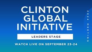 LIVE: Health Equity for All | Clinton Global Initiative 2024 Annual Meeting | Leaders Stage