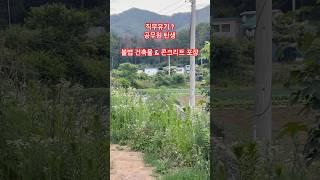 빌런 불법 건축물 시멘트 포장 강제집행 해야하는 이유 하나하나 알려줘야 하는지 3차 경고 후 봐주기식에 강제이행금 부과  여러분 생각은 어떠신가요 ? 공무원 통화 녹취록 원한다면~
