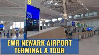 A Walk Through Newark Airport New Terminal A - March 2024 4K