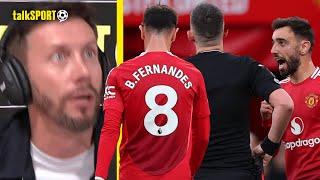 'HIS HEAD'S GONE!'  Sam Matterface REACTS To CRAZY Bruno Fernandes Red Card Decision For Man United