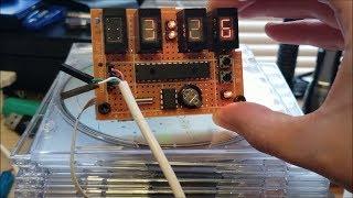 DIY Minitron Incandescent Tube Clock