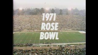 1971 Rose Bowl Ohio State vs Stanford; High Quality; College Football