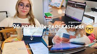 Dejé de Procrastinar Durante 96 Horas para Estudiar (Vlog Productivo)