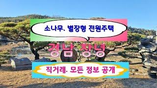 경남 창녕 소나무 잘 가꿔진 별장형 전원주택..  주인직거래. 부산부동산 경남부동산. 전원주택. 시골집